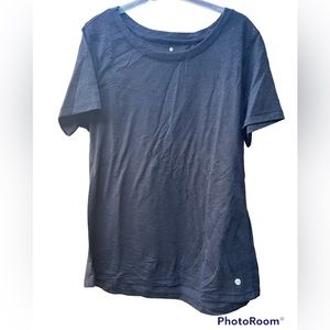 APANA Short Sleeve Crewneck Tee Soft Black Size M